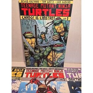 TMNT IDW Comic Lot: Vol 1, 6, 7, 8 - City Fall & Change Is Constant - Great Cond
